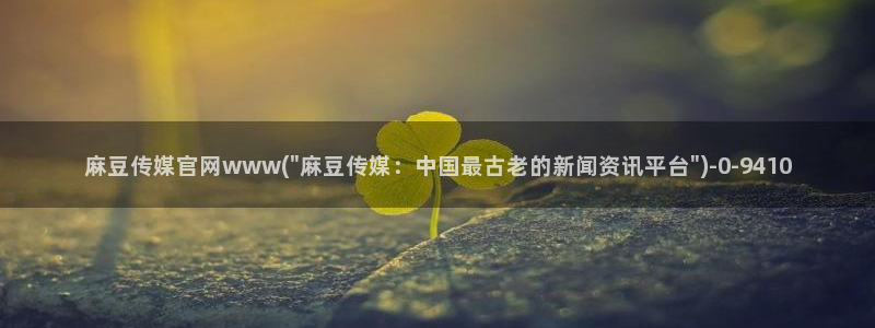 麻豆传媒官网贺岁